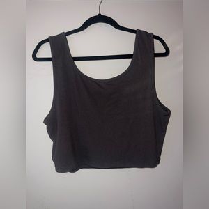 SHEIN Essnce Plus 4pcs Rib Knit Crop Tank Top